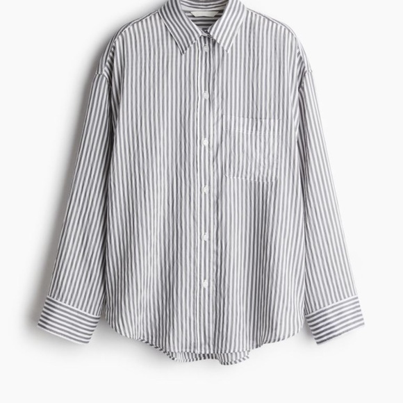 NWT H&M Shirt Oversized Light size XS - Picture 6 of 7